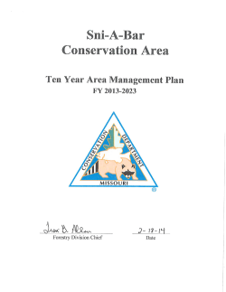 2013 Sni-A-Bar CA Management Plan