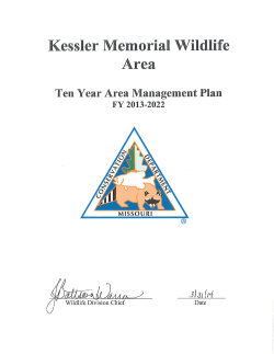 2013 Kessler Memorial Wildlife Area Management Plan