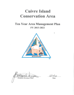 2013 Cuivre Island Conservation Area Management Plan