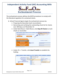 SFO Escheatment Process