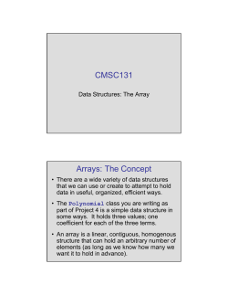Arrays