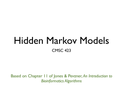 Hidden Markov Models and Eukaryotic Gene Finding