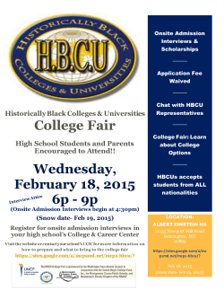 HBCU Fair Flyer 2/18/15