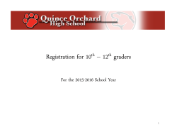 10th - 12th Grade Presentation