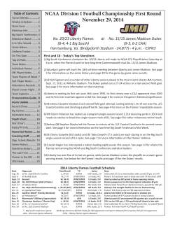 Liberty vs. James Madison game notes