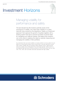 Managing volatility for performance and safety