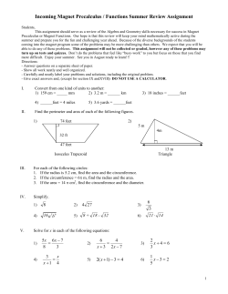 Magnet Precalculus AB and Magnet&nbsp;Functions
