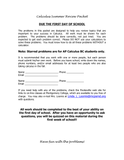 AP Calculus