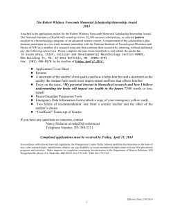 Newcomb Application