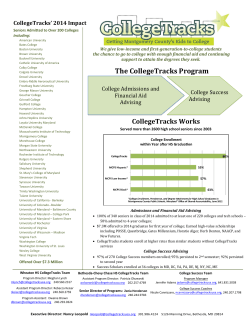 College Tracks News Profile