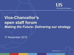 slides for VC's presentation to open staff forum Nov 2015 [PDF 834.05KB]