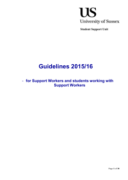 Support Worker Guidelines [DOC 58.00KB]