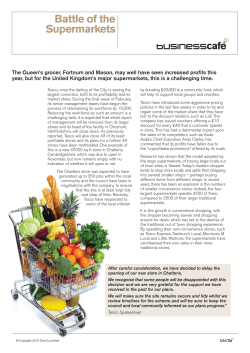 Download this article from Business Cafe - Battle of the Supermarkets