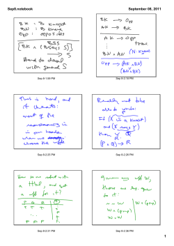Sept 8 (from TTBLs to wffs to circuits -- not in book)