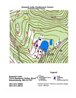 etw and orienteering map summit