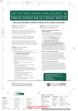Do you need money for college?
