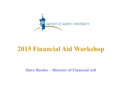 Financial Aid Information in PowerPoint Format&nbsp;