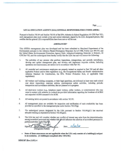 AHERA LEA-General Responsibilities
