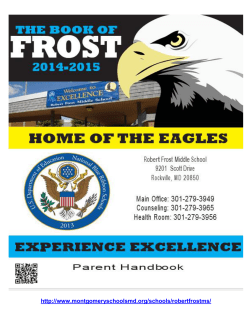 Parent Handbook&nbsp;&nbsp;