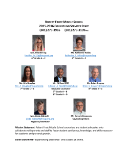 Counseling Staff and Caseload&nbsp;