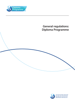 Diploma Programme
