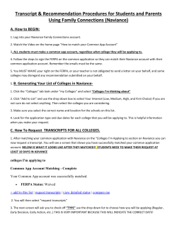 Talking Points for Counselors - Transcript Request