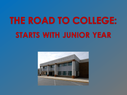 11th Grade Naviance Presentation