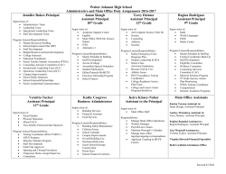 Administration Duty Assignments