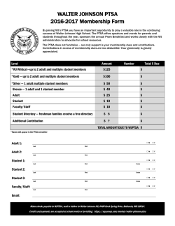 PTSA Membership Form