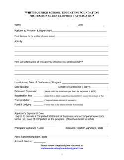 Professional Enhancement Requests