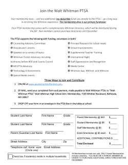 PTSA Membership Form 2015-2016