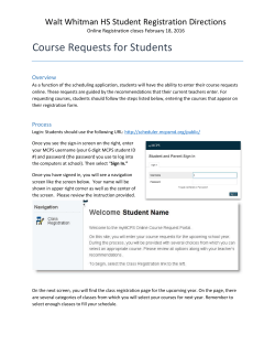 9th&nbsp;Grade Online Registration Directions