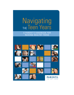 Navigating the Teen Years: A Parent's Handbook for Raising Healthy Teens