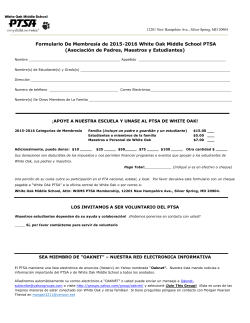 Membership Form in Spanish