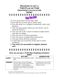 Click here to access the calculator lending agreement.