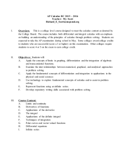 AP Calc BC 2015
