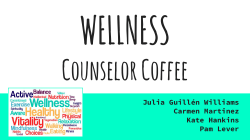Wellness - Counselor Coffee
