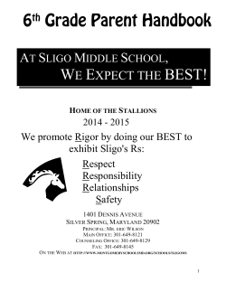 6th Grade Parent Handbook 2015-2016