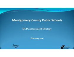Mr. Scott Murphy's Presentation from the Principal's Coffee