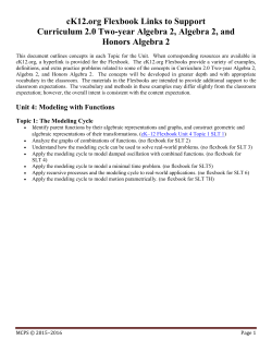 Algebra2 Unit 4 Links