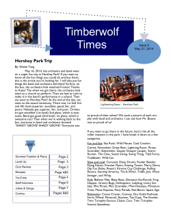 Timberwolf Times - May 31, 2014