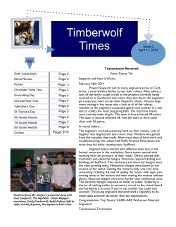 Timberwolf Times - April 11, 2014