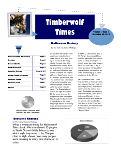Timberwolf Times - November 2013