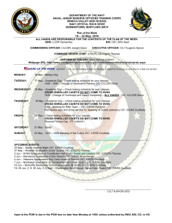 NJROTC POW May 16-22, 2016