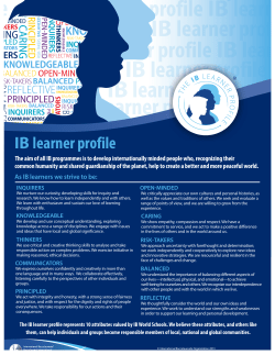 IB Learner Profile