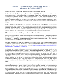 Attachment to Radon School Letter (Spanish)