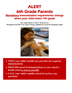 Tdap MCV Attention Poster