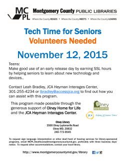 Tech Time for Students-November 12, 2015