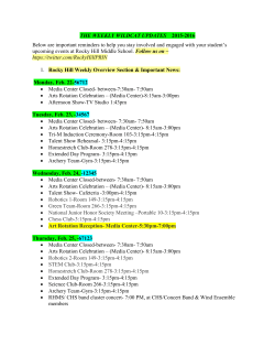 Weekly Wildcat Updates: Week of 02/22/2016