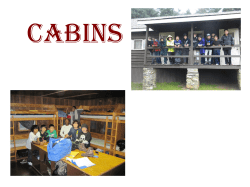 Cabin Talk 2016